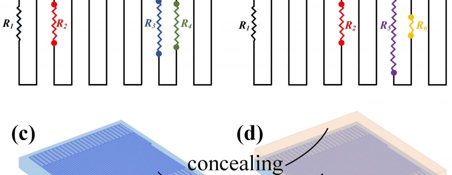 [J. 36] Strain sensor with low thermal conductivity concealing resin for enhanced detection sensitivity and improved spatial resolution