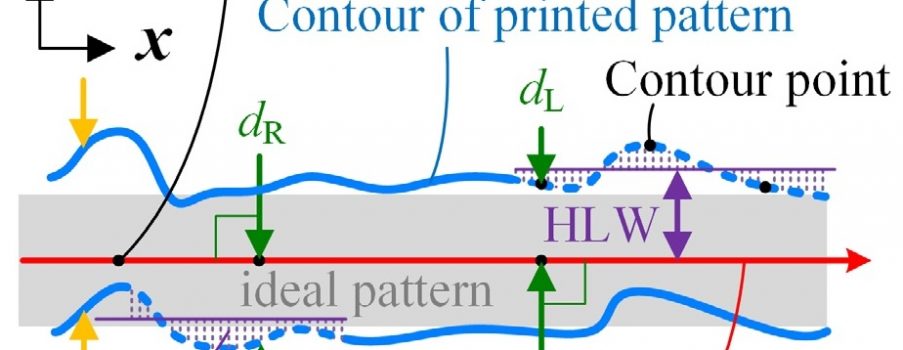 [J. 37] Efficient and improved qualification method for patterns with irregular edges in printed electronics